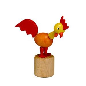 クシャ人形　ニワトリ　レッド