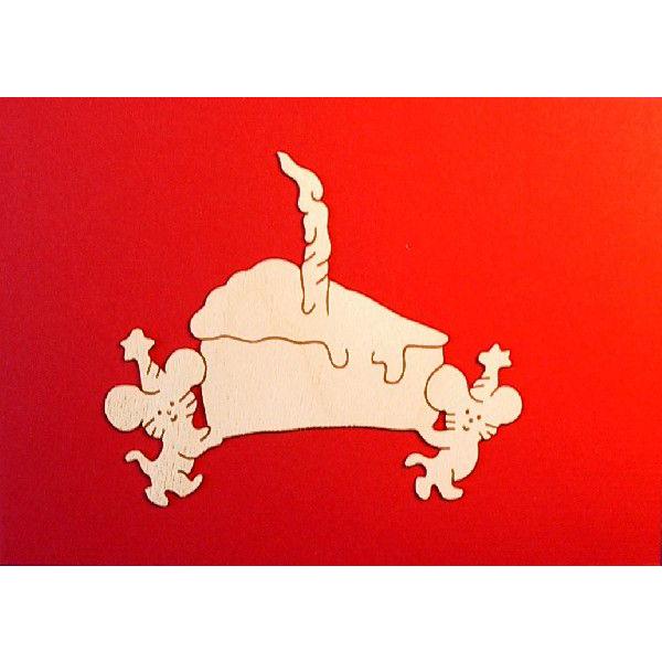 レターセット　ネズミとケーキ