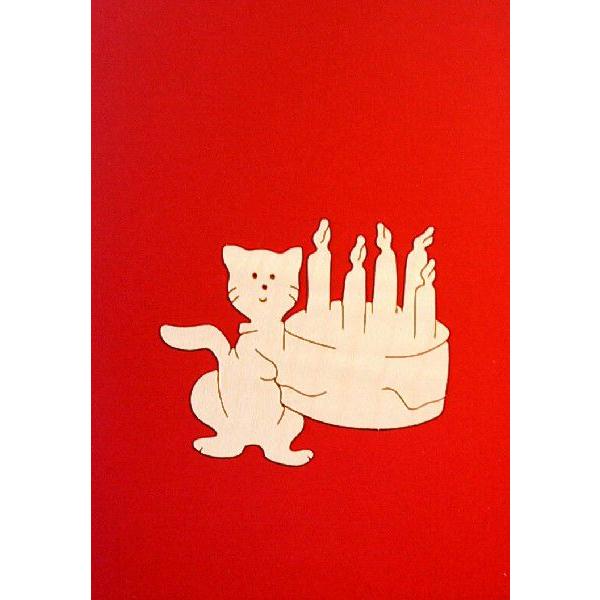 レターセット　ネコとケーキ