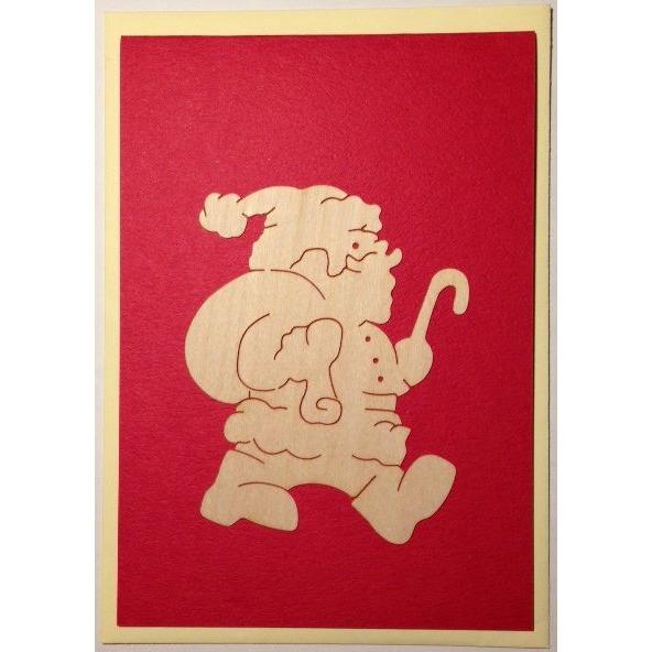 クリスマスカード　サンタクロース