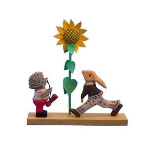 ハリネズミとウサギ