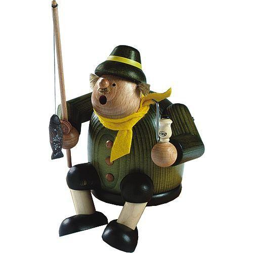 煙出し人形 釣り人　専用いす付