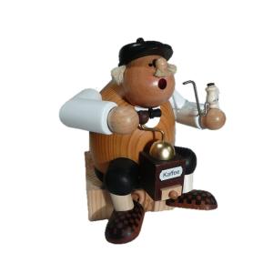 煙だし人形 ゴルファー (お香台）ドイツ伝統の木製品 コーン型のお香用
