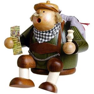 煙だし人形 パン屋さん（お香台）ドイツ伝統の木製品 コーン型のお香用