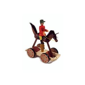 からくり人形　馬車コロコロ　ドイツ木製人形　ウルフガング・ヴェルナー工房作品