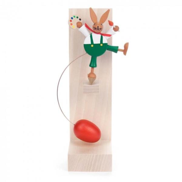 ヤジロベエ　ウサギとパレット　台付き