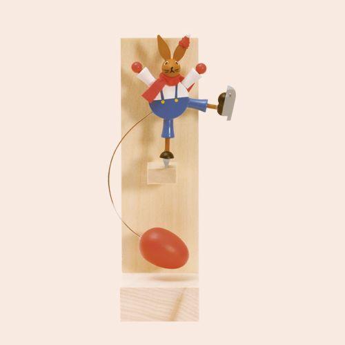 ヤジロベエ　スケート　ウサギ 台付