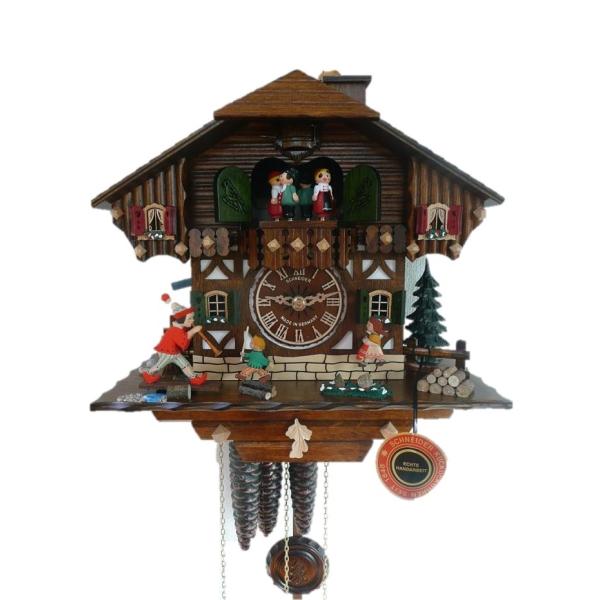 ハーメルンの笛吹き男 鳩時計　ドイツ製　本物の鳩時計