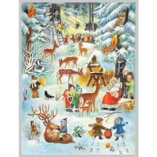 アドベントカレンダー　森の中のクリスマス