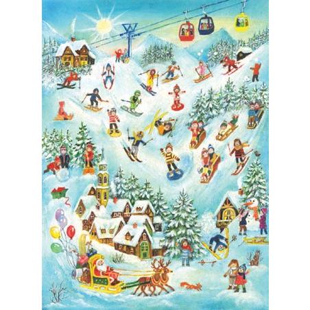 アドヴェントカレンダー　スキー場