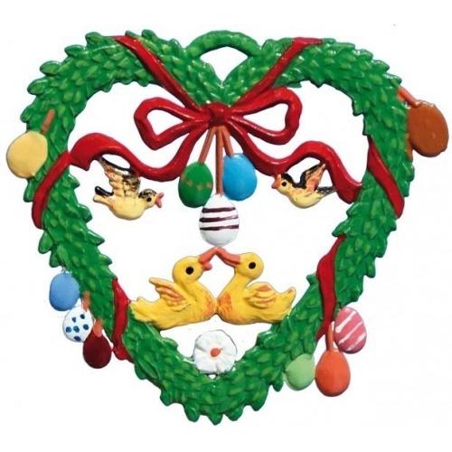 ハートのイースターオーナメント