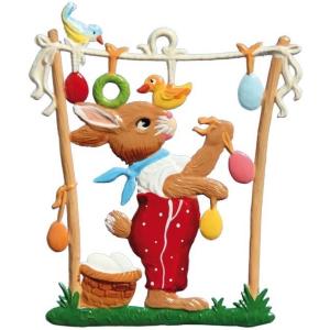 オーナメント　卵とウサギ