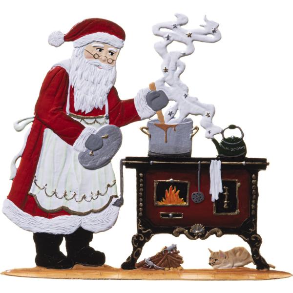 お料理するサンタ