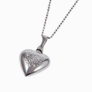 シルバー カロートペンダント ハート フラワー 花柄 MERZ
