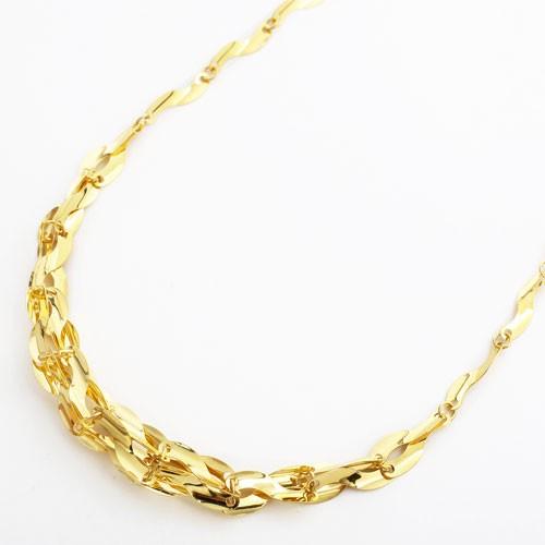 純金 ネックレス 45cm 5g ノーブルクイーン グラデーション K24