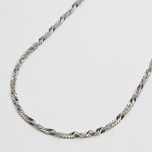 純プラチナ ネックレス PT999 70cm 8.4g スクリュー チェーン 刻印 