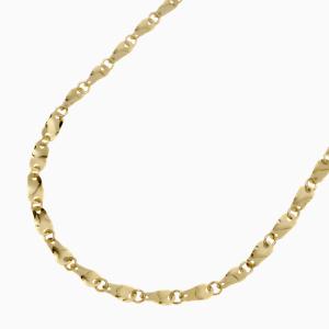 k24 純金 ペタル&スクリューチェーン 2連ネックレス 42cm : グッド