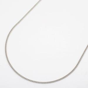 プラチナ アズキ 4面カット フリーサイズ チェーン 50cm 4g お洒落