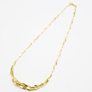 純金 ネックレス 42m K24 ノーブルクイーン デザイン グラデーション お洒落 レディース ボリューム 上品 ゴールド