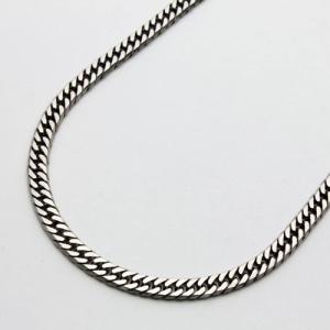 喜平ネックレス ネックレス チタン メンズ 6面 ダブル 純チタン