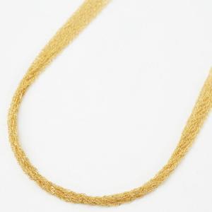 純金 ネックレス Ｋ24 7連 スクリュー 60cm 10ｇ K24刻印入｜walk2