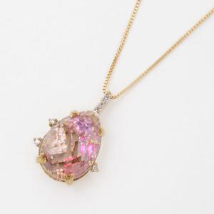 18金 オメガ ネックレス 形状記憶 チタン入 K18 ショートロング