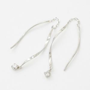 pt900／pt850(プラチナ)アメリカン12cmピアス新品 プラチナ Pt900 Pt850 アメリカン ピアス 12cm 新品 ケース