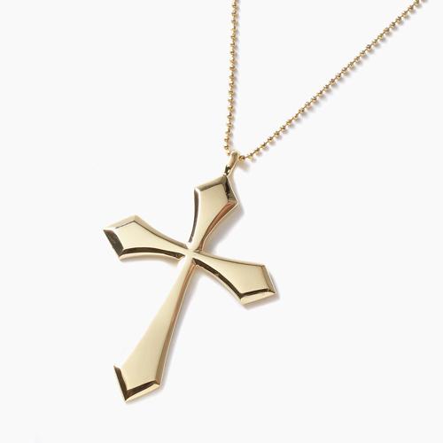 18金製 十字架 クロス キリスト K18  ゴールドペンダント リバーシブル 男女兼用