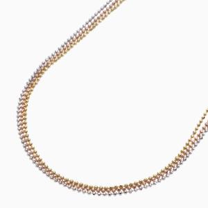 プラチナ ネックレス Pt950 カットボール チェーン フリーサイズ