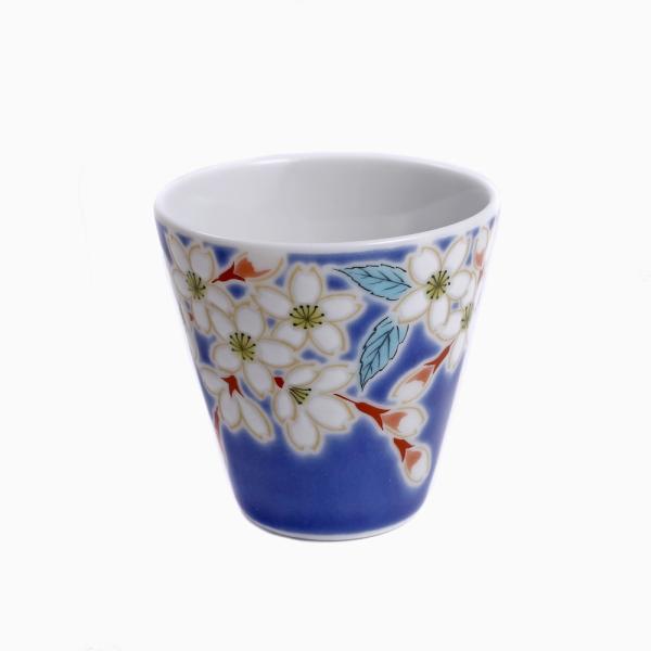 日本製 九谷焼 北陸伝統工芸 夜桜 徳利 とっくり お猪口 おちょこ 酒 ショットバー 金沢 加賀 ...