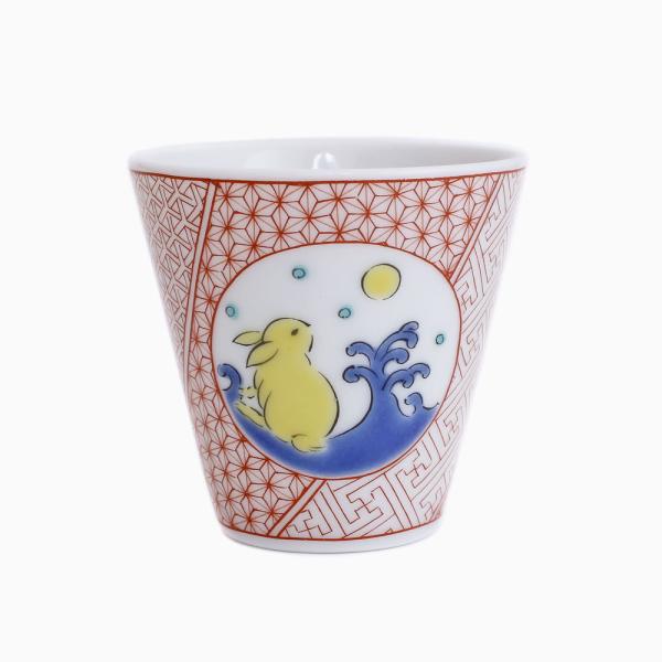 日本製 九谷焼 北陸伝統工芸 うさぎ 兎 徳利 とっくり お猪口 おちょこ 酒 ショットバー 金沢 ...