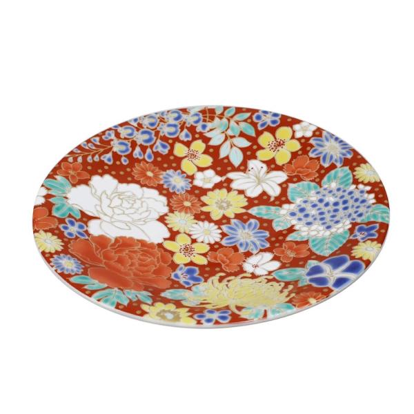 クリックポスト便対応 日本製 九谷焼/久谷五彩 陶器/陶磁器/磁気 お皿/皿/小皿/縁起小皿 食器/...