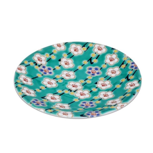 クリックポスト便対応 日本製 九谷焼/久谷五彩 陶器/陶磁器/磁気 お皿/皿/小皿/縁起小皿 食器/...