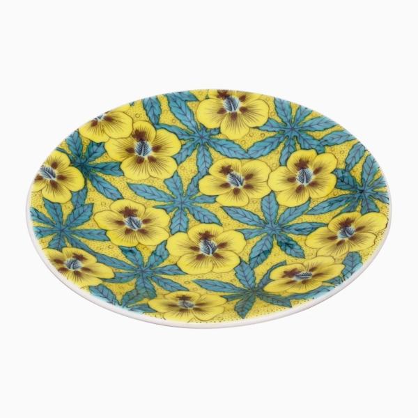 クリックポスト便対応 日本製 九谷焼/久谷五彩 陶器/陶磁器/磁気 お皿/皿/小皿/縁起小皿 食器/...