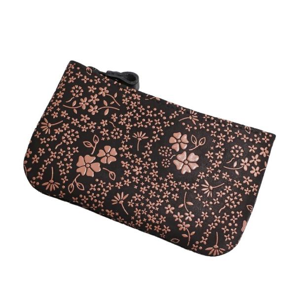 日本製 印伝 INDENYA 印傳屋 小銭入コインケース 財布 小物入 マルチポーチ アメリカンブル...