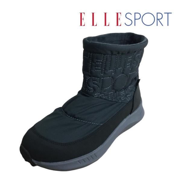 【ELLE SPORT ESP12581 】BLACK   エルスポーツ  レディース ショートブー...