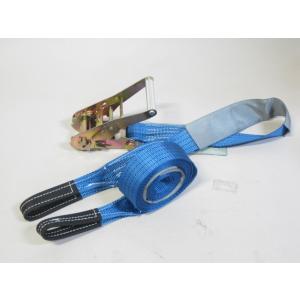 ラッシングベルト　ワッカ　 5m 3000kg1本　k038　台風対策　災害対策　地震対策　植木固定　物置固定　　ブルーシート固定　屋根固定　水没車　不動車　｜walktool