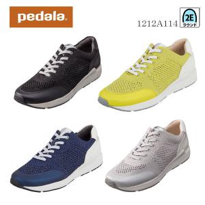 ペダラ レディース スニーカー 2E 1212A114 ジャカードメッシュ
