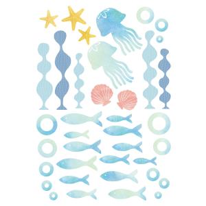 ウォールステッカー 「ユラユラ海の生物」 シー...の詳細画像2