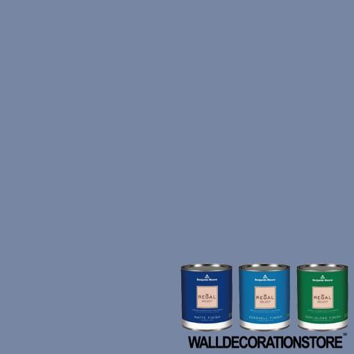 水性ペンキ ベンジャミンムーア  831 stratford blue ガロン缶 3.8L 塗料 リ...