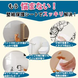 猫ちゃんの爪とぎ防止 壁 保護シート 4m 壁...の詳細画像2