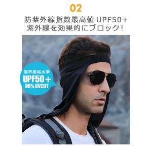ネックカバー UVカット 接触冷感 ひんやり ...の詳細画像4