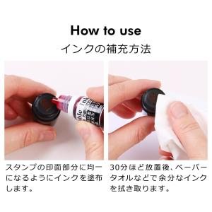 ゴルフボールスタンプ 補充用インク ブルー ブ...の詳細画像2