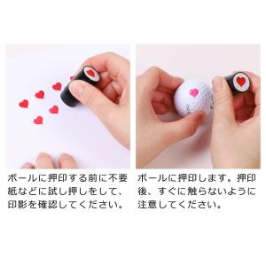 ゴルフボールスタンプ 補充用インク ブルー ブ...の詳細画像3