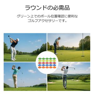 ゴルフ マーカー パッティング ガイド ゴルフ...の詳細画像2