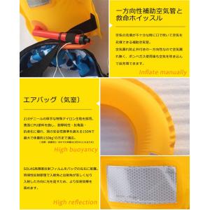 ライフジャケット 釣り 救命胴衣 ベルト式 (...の詳細画像4