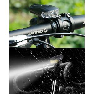 自転車 ライト 防水 自動点灯 LED 自転車...の詳細画像1
