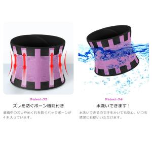 ウエストシェイパー トレーニング サウナベルト...の詳細画像5