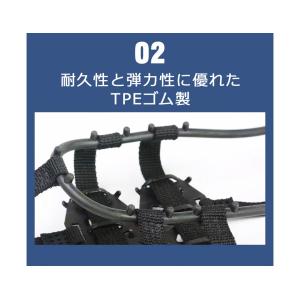 アイゼン 24本爪 滑り止め スノースパイク ...の詳細画像4