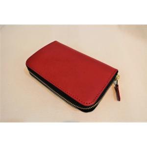 ブロンソンレザー BRONSON LEATHER / ジッパー アラウンド ウォレット BUTTER...